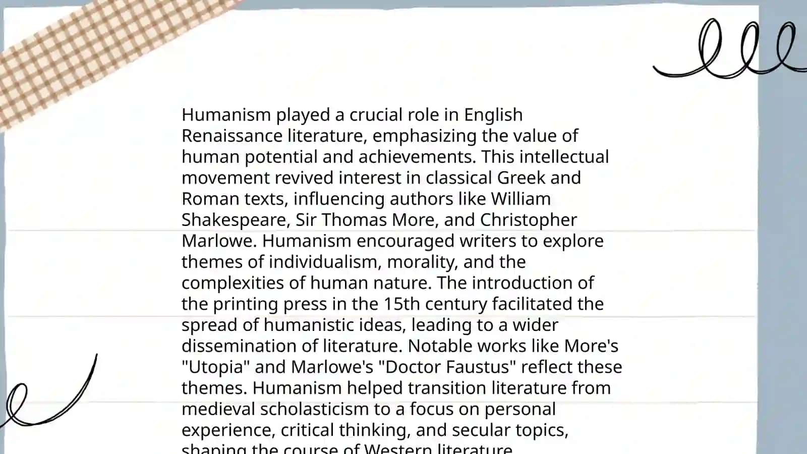 Literature of the English Renaissance 4