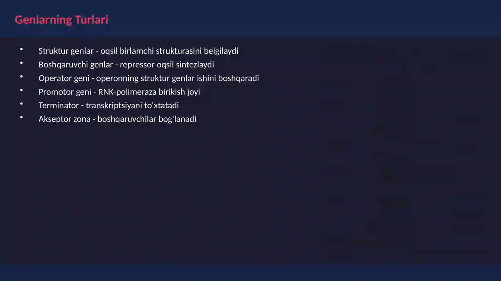 Oqsil Sintezini Boshqarilish Ahamiyati 4