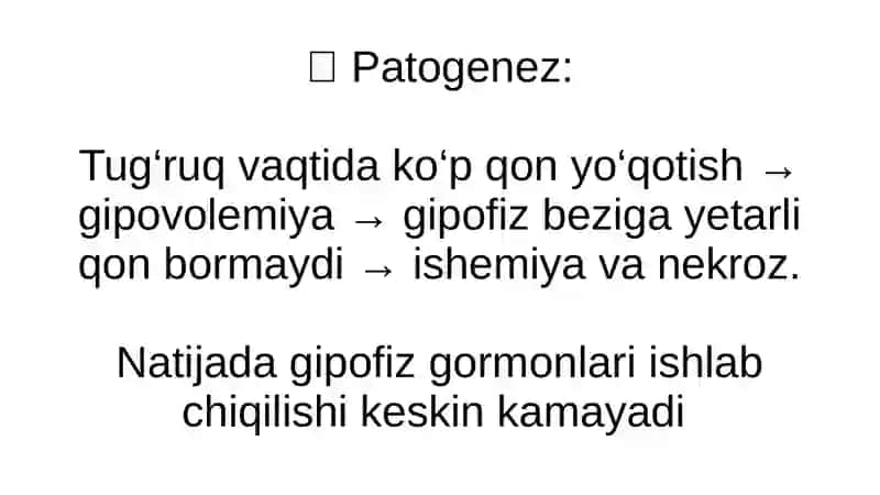 Shihan sindromi, simmonds kaxeksiyasi 4