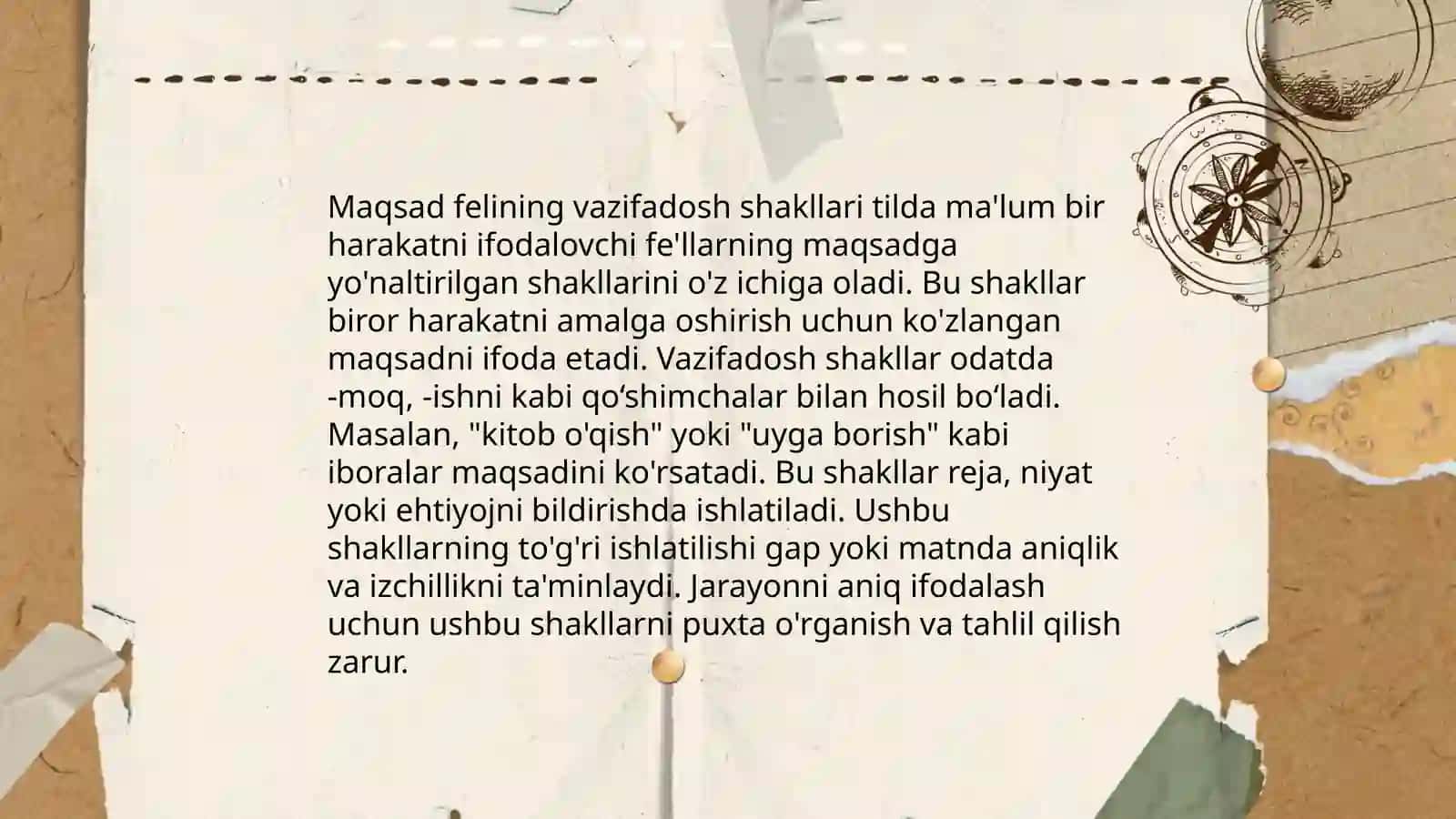 Felning vazifadosh shakllari 4
