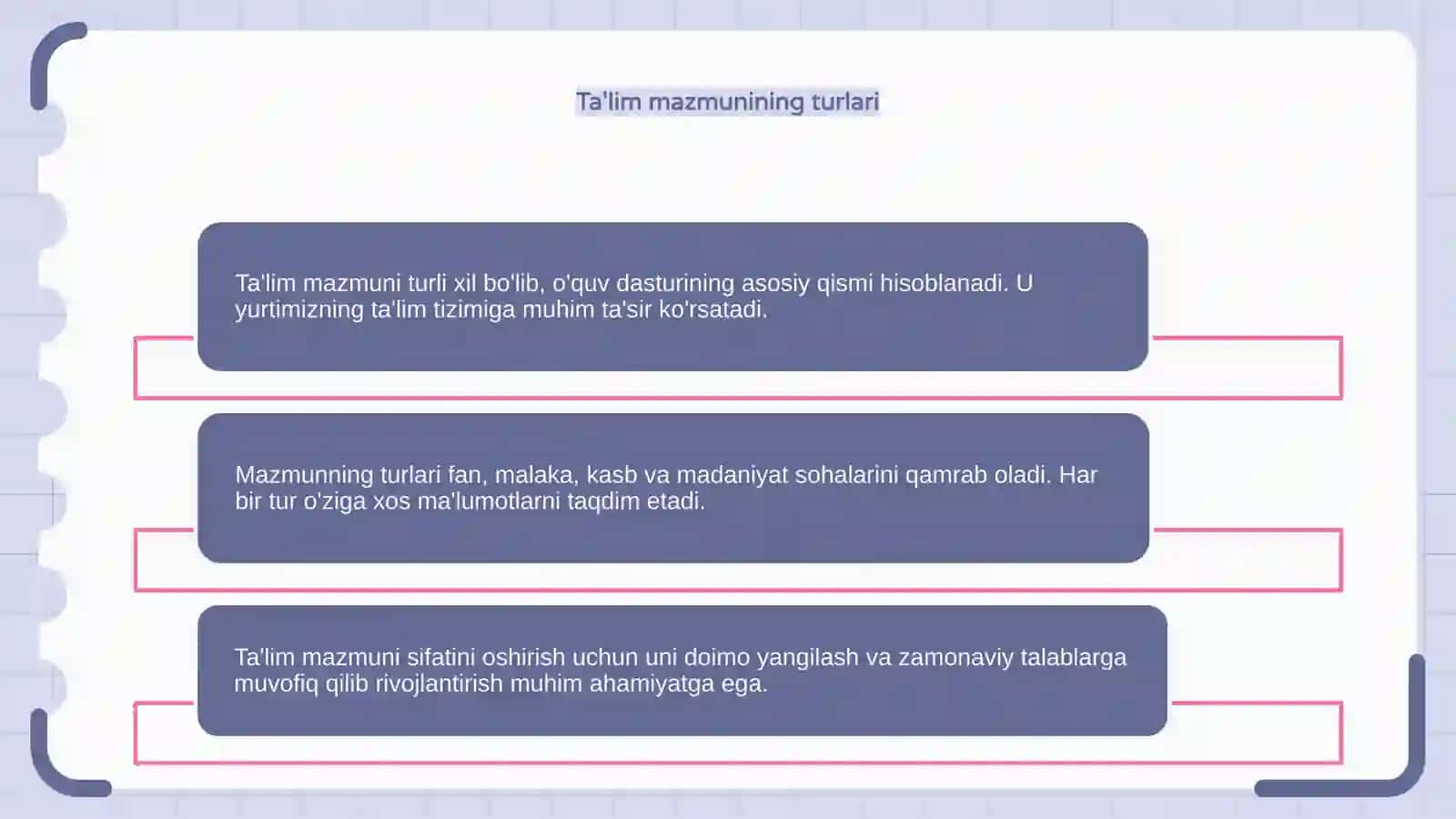 Ta'lim mazmuni 4
