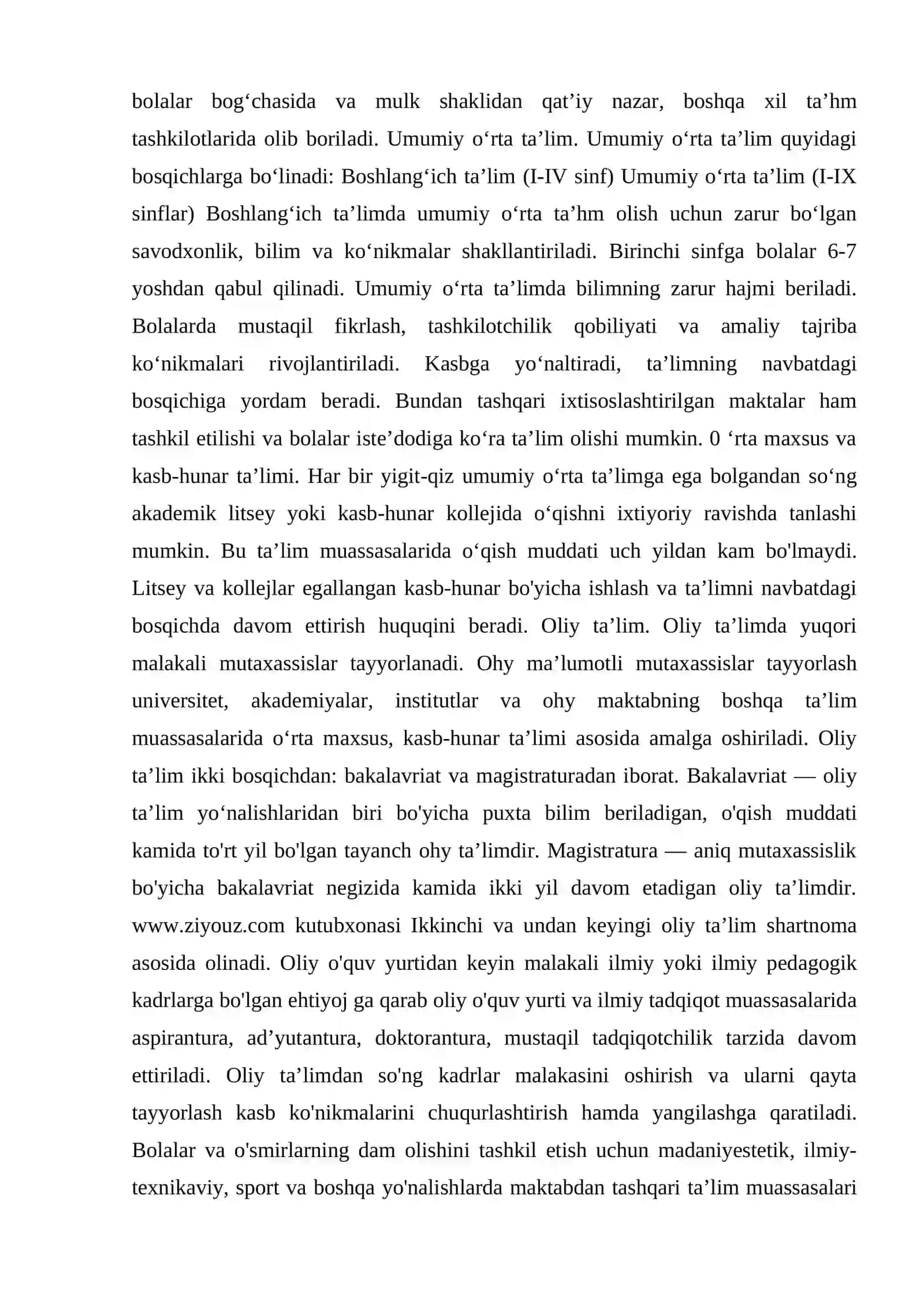 Mustaqil O‘zbekiston ta’lim tizimi 4