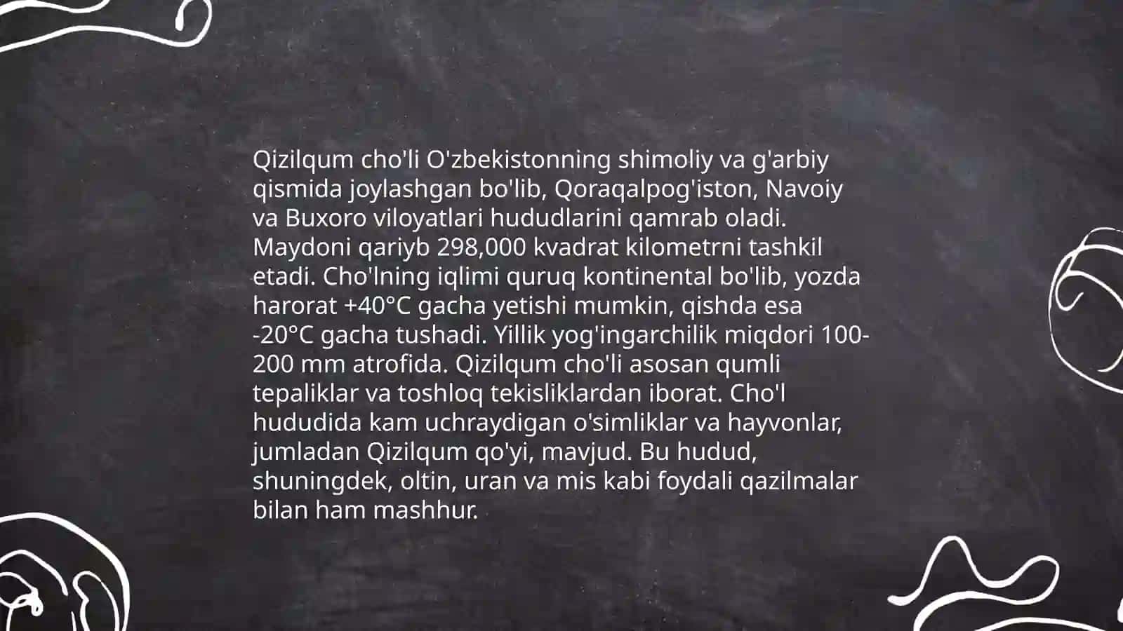 Osiyo cho'llarining turlari 4