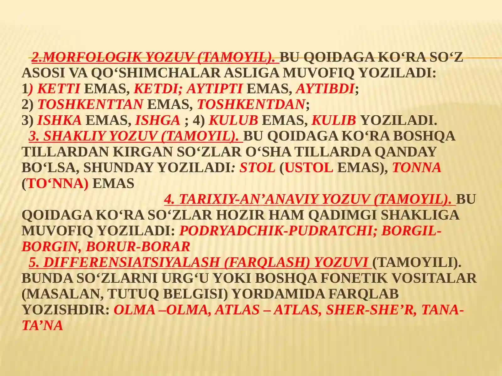 ORFOGRAFIYA (IMLO) VA UNING QOIDALARI 4