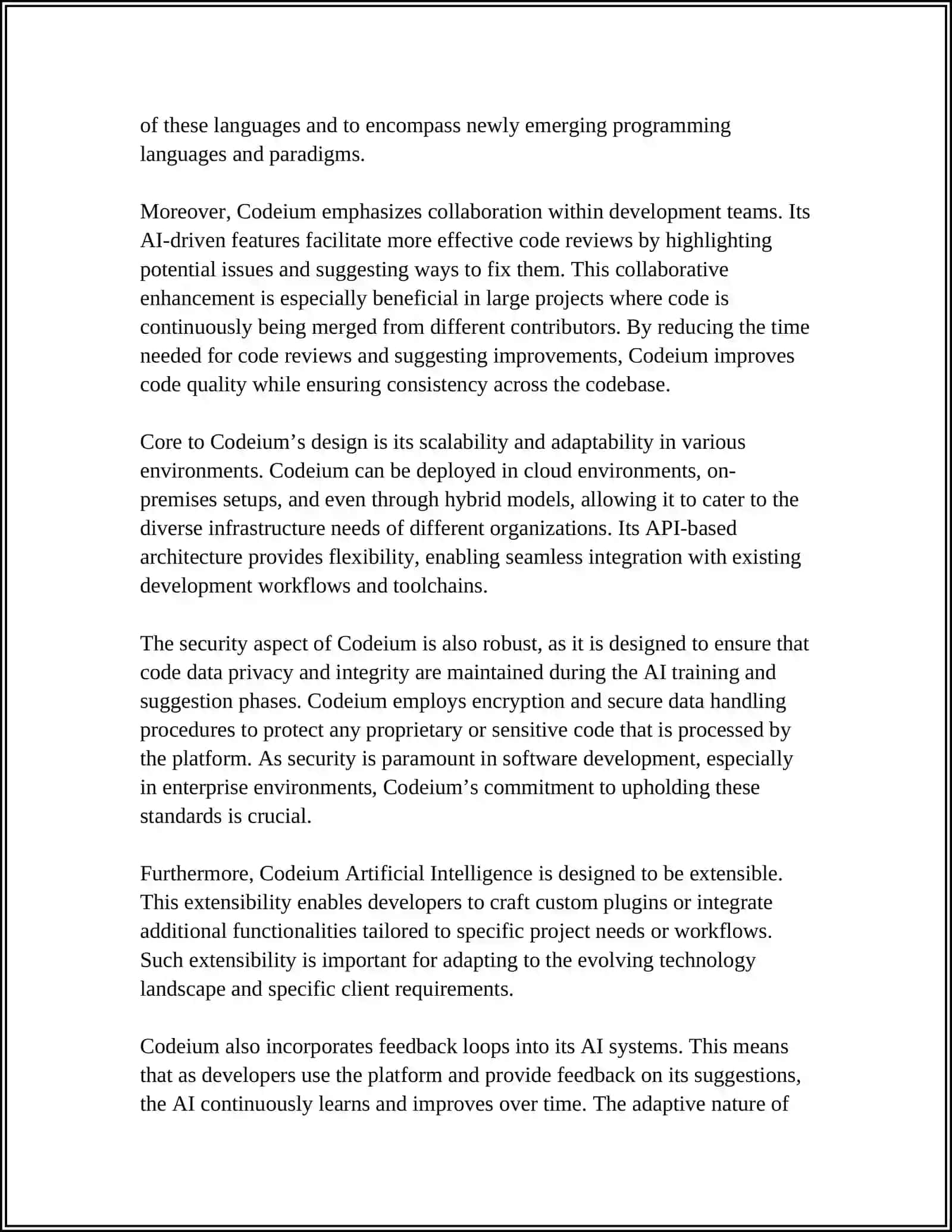 CODEIUM ARTIFICIAL INTELLIGENCE 4