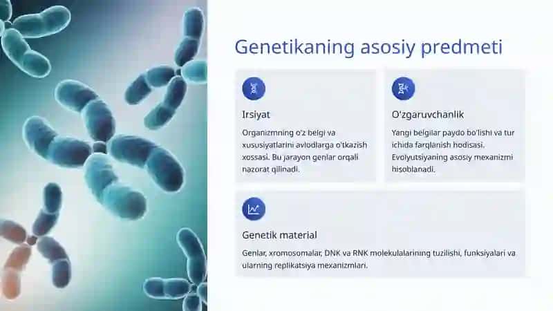 Genetika fanining predmeti va vazifalari 4