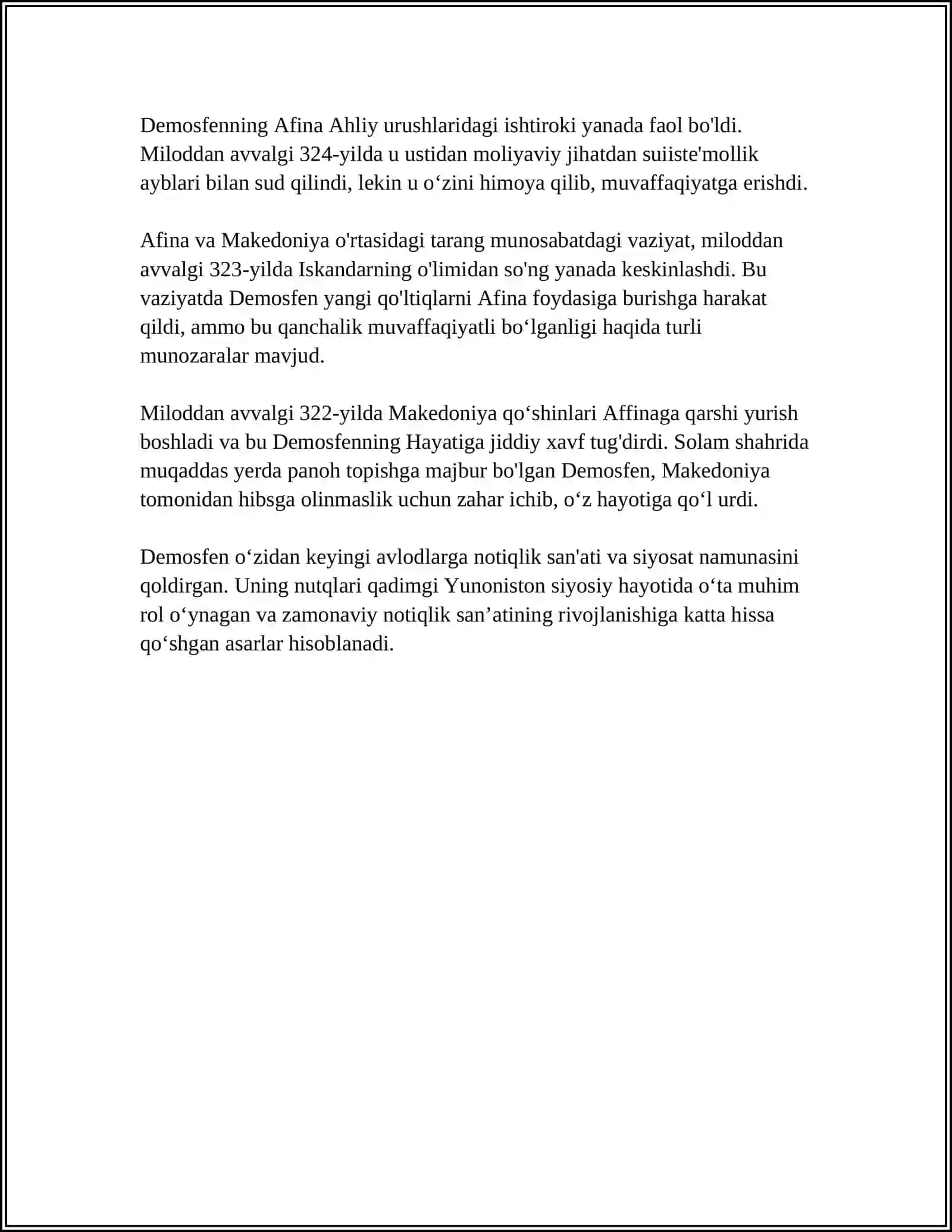 DEMOSFEN NOTIQLIK FAOLIYATI HAQIDA 4