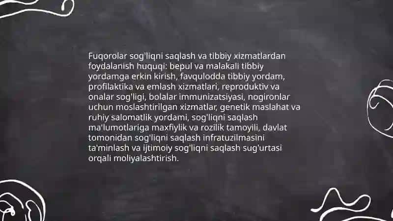 Fuqorolarning ijtimoiy iqtisodiy madaniy va ekalogik huquqlari 4
