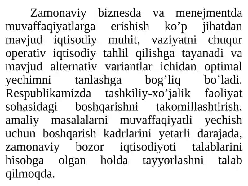 IQTISODIY JARAYONLARDA OPTIMALLASHTIRISH USULLARI 4