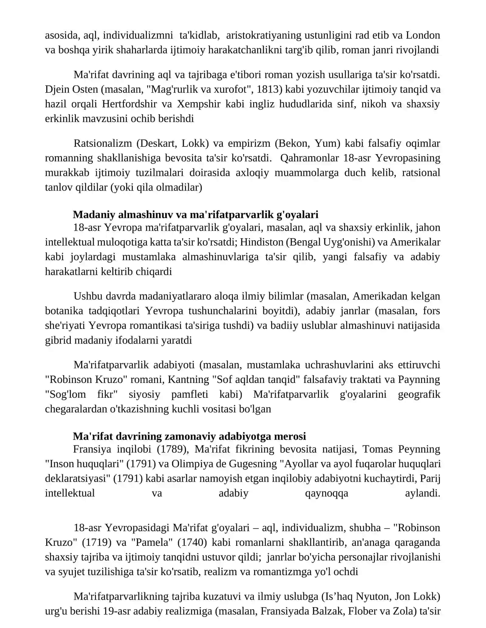 Ma'rifatchilik adabiyoti 4