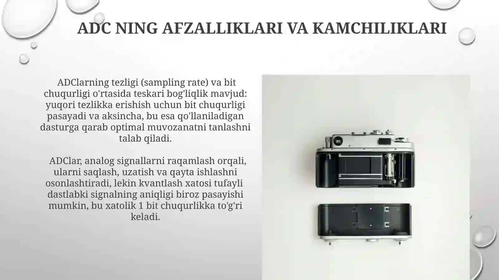 Analog-raqamli o'tkazgichlar 4
