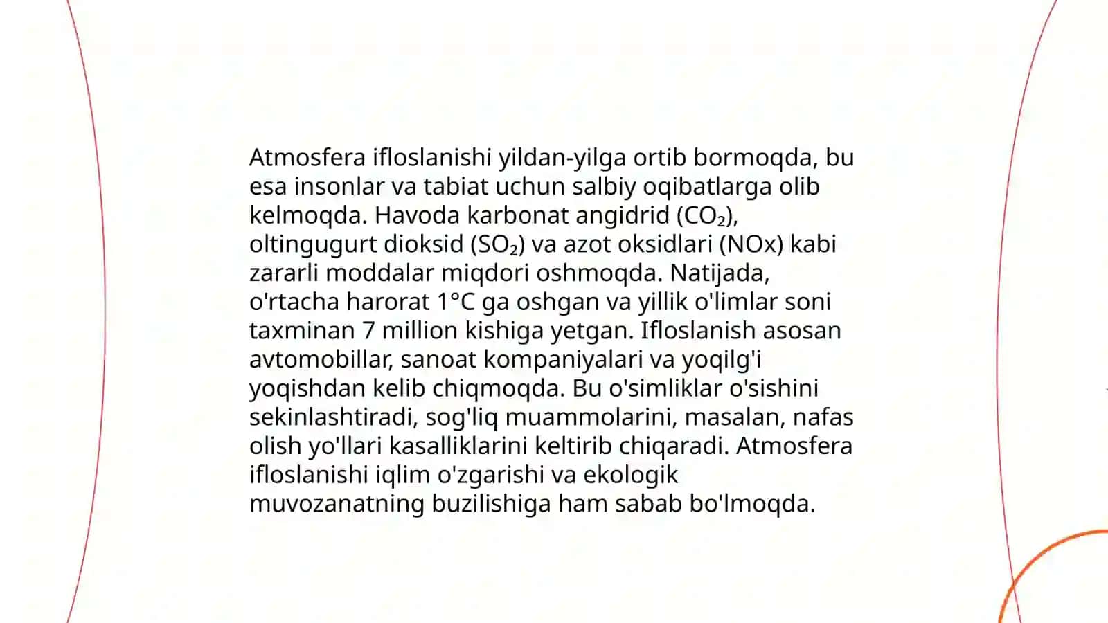 Tabiatni asrashning global muammolari 4