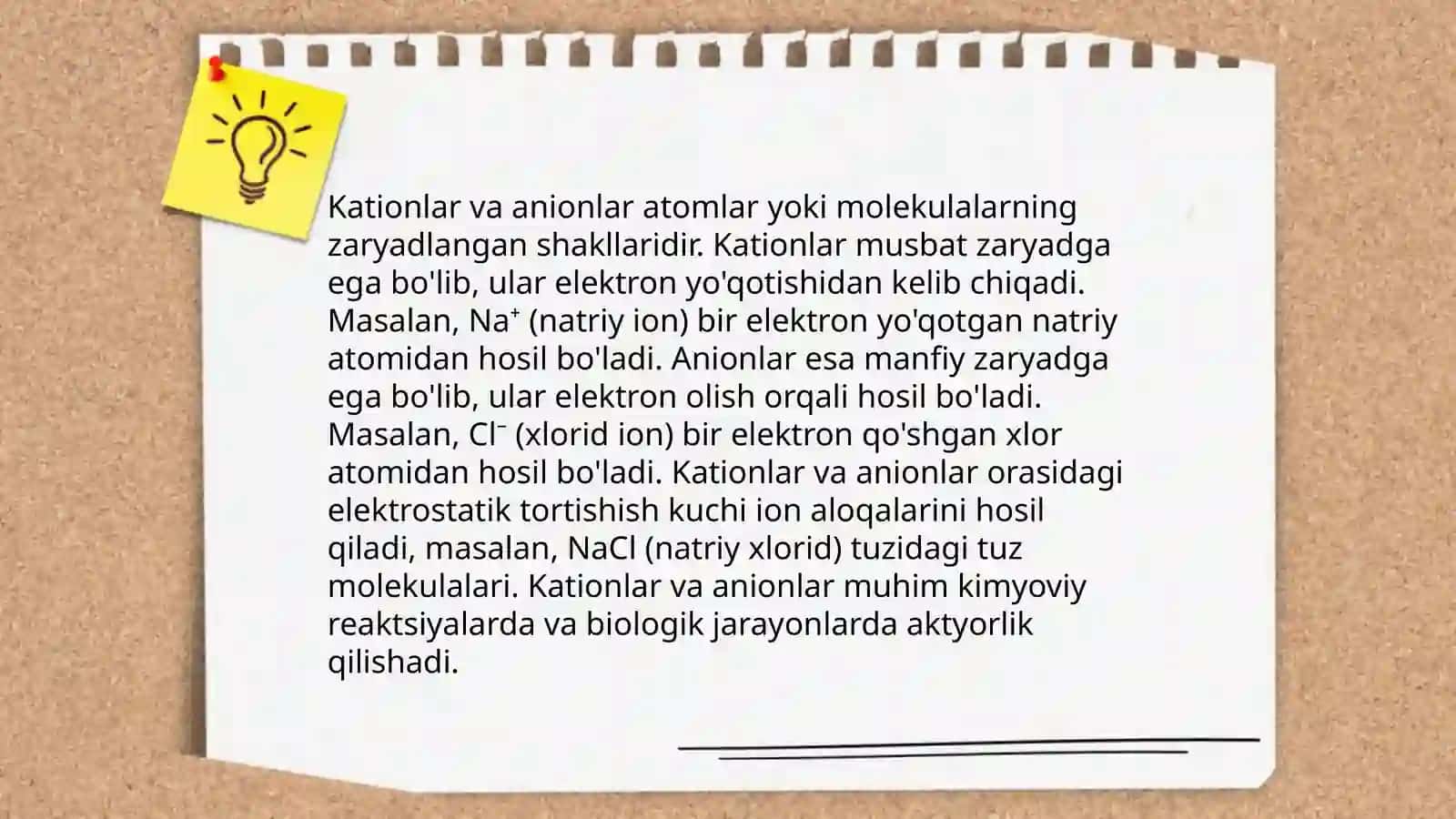 Noorganik ionlar va ularning xossasi 4