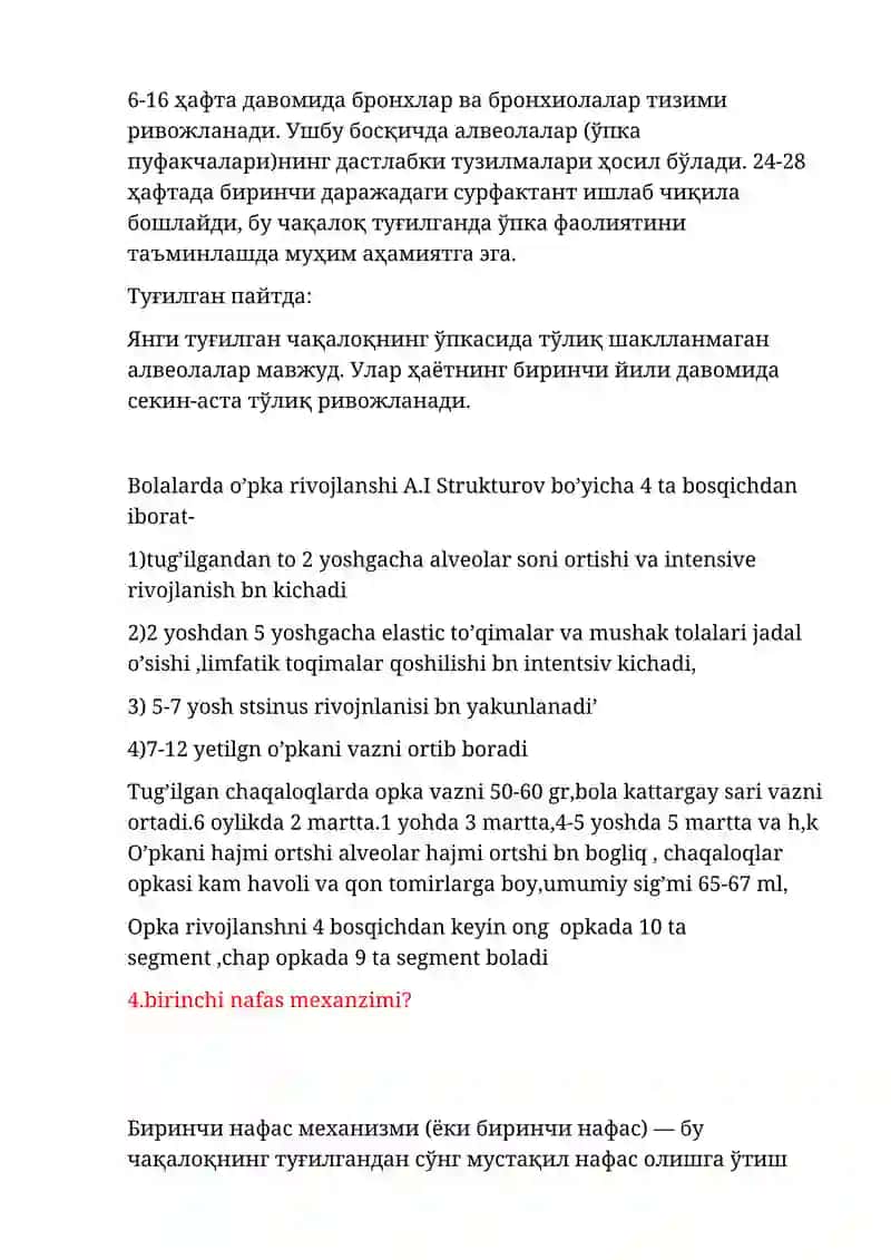 Nafas azosi anatom fiziologik xususiyat 4