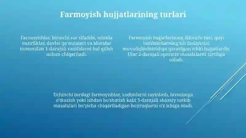 Farmoyish Hujjatlari 4