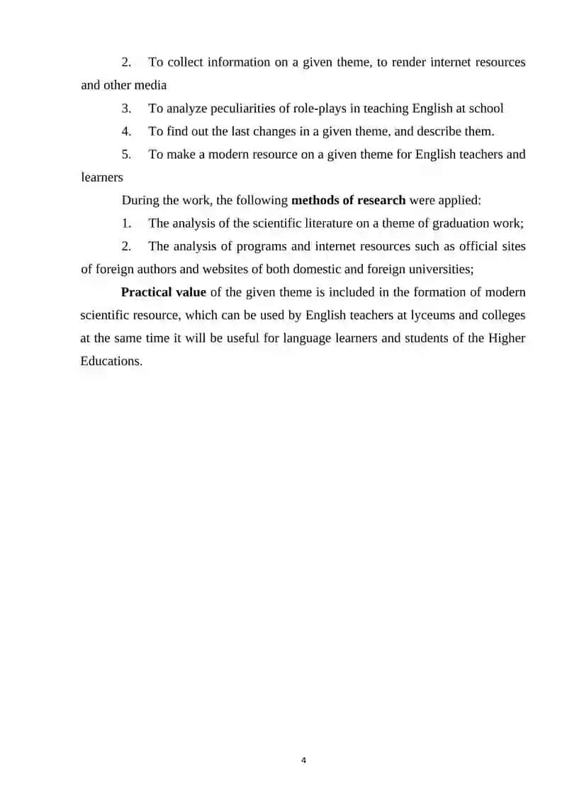 The Usage of Physical Activities in Enhancing Vocabulary Skills of A1 Level Pupils 4
