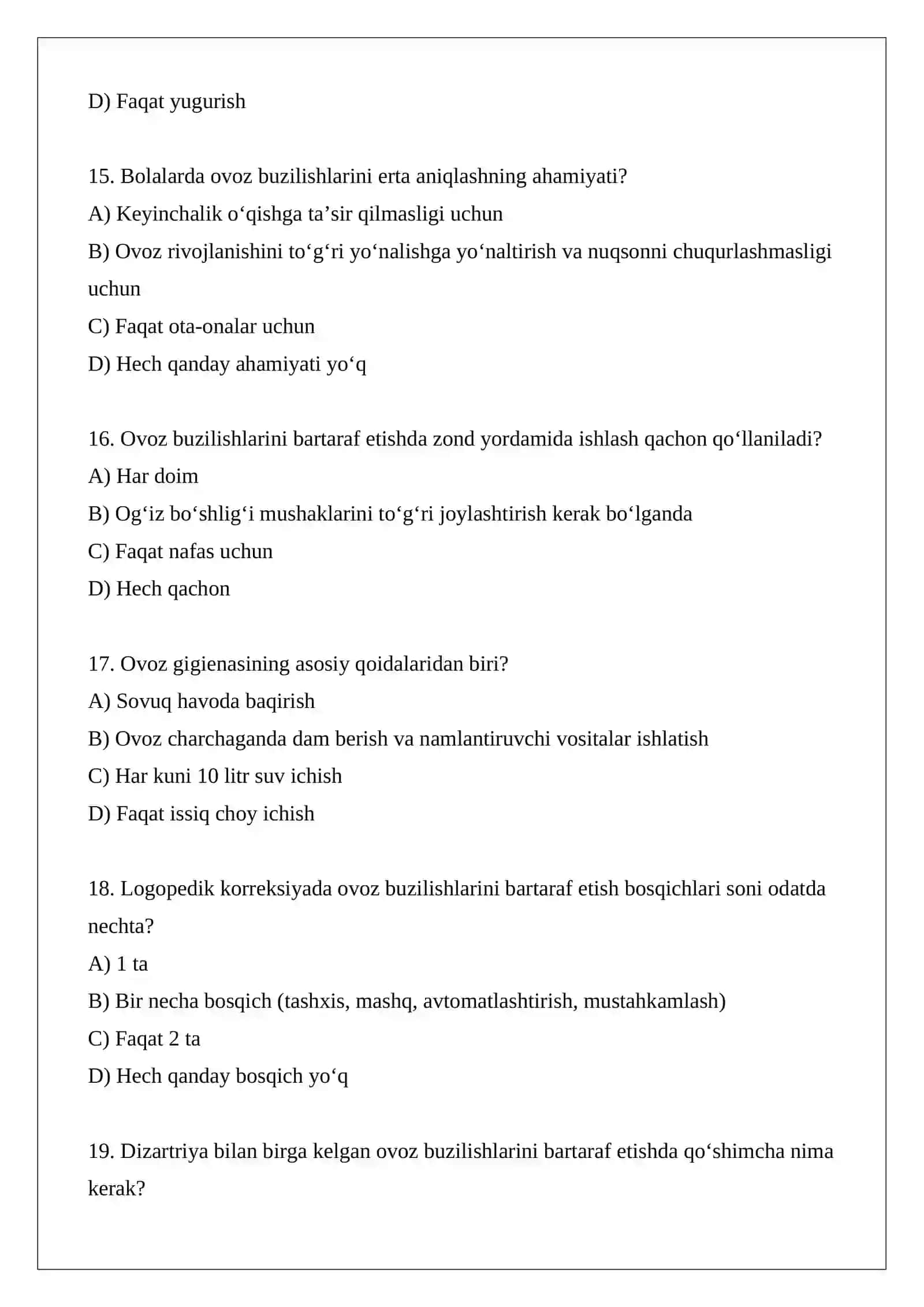 Ovoz buzilishlarini bartaraf etish yo‘llari 4