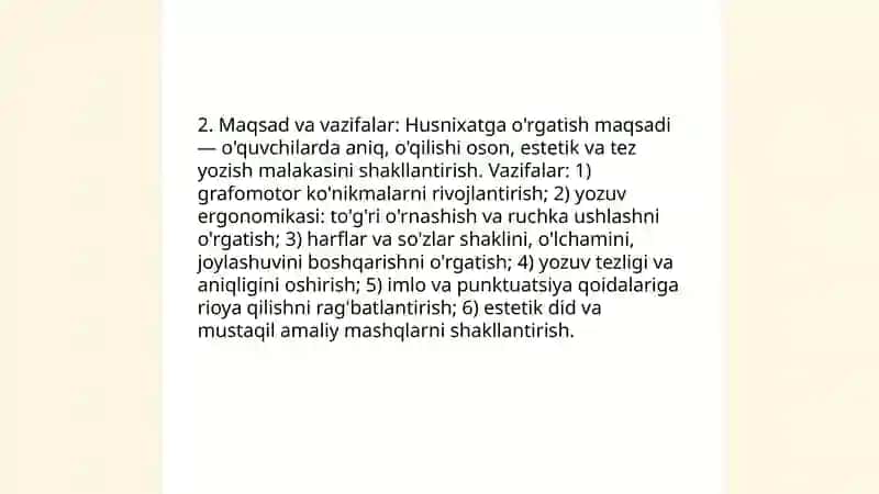 Husnixatga o'rgatishning pedagogik asoslari 4