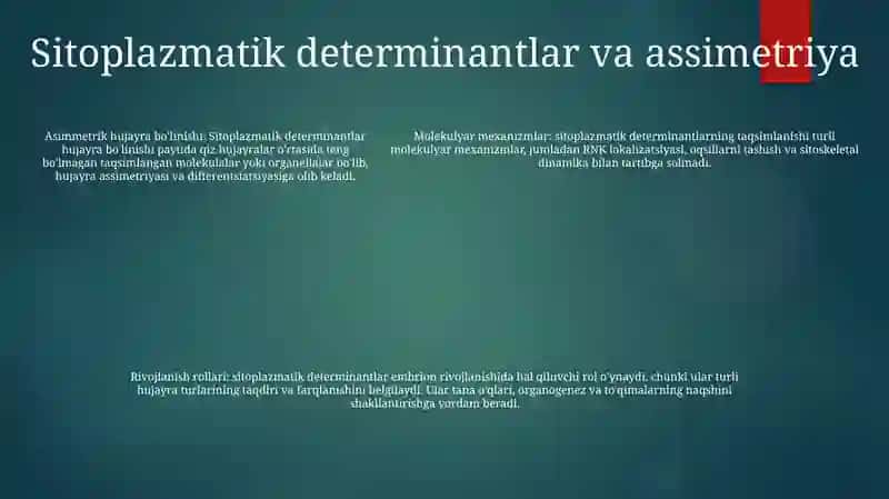 Sitoplazmatik Irsiylanishning Malekulyar Asoslari 4