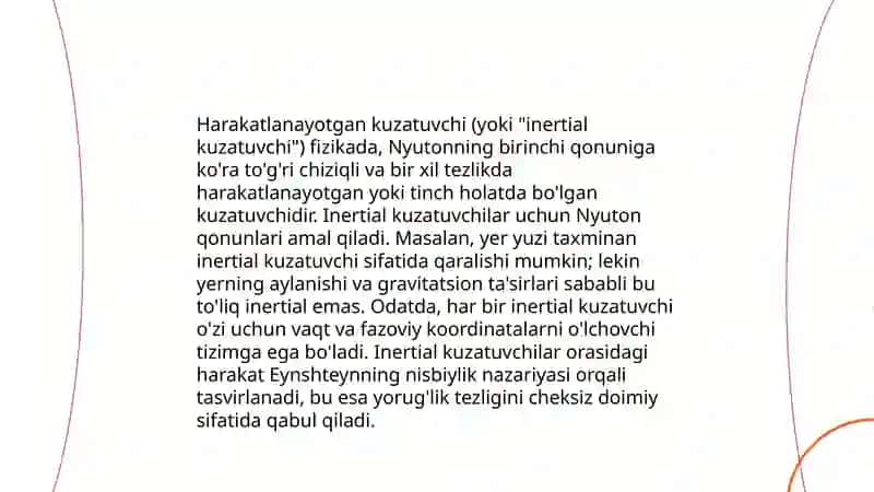 Galiley koordinata almashtirishlari 4
