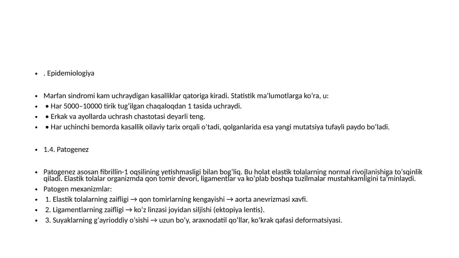 Marfan sindromi 4