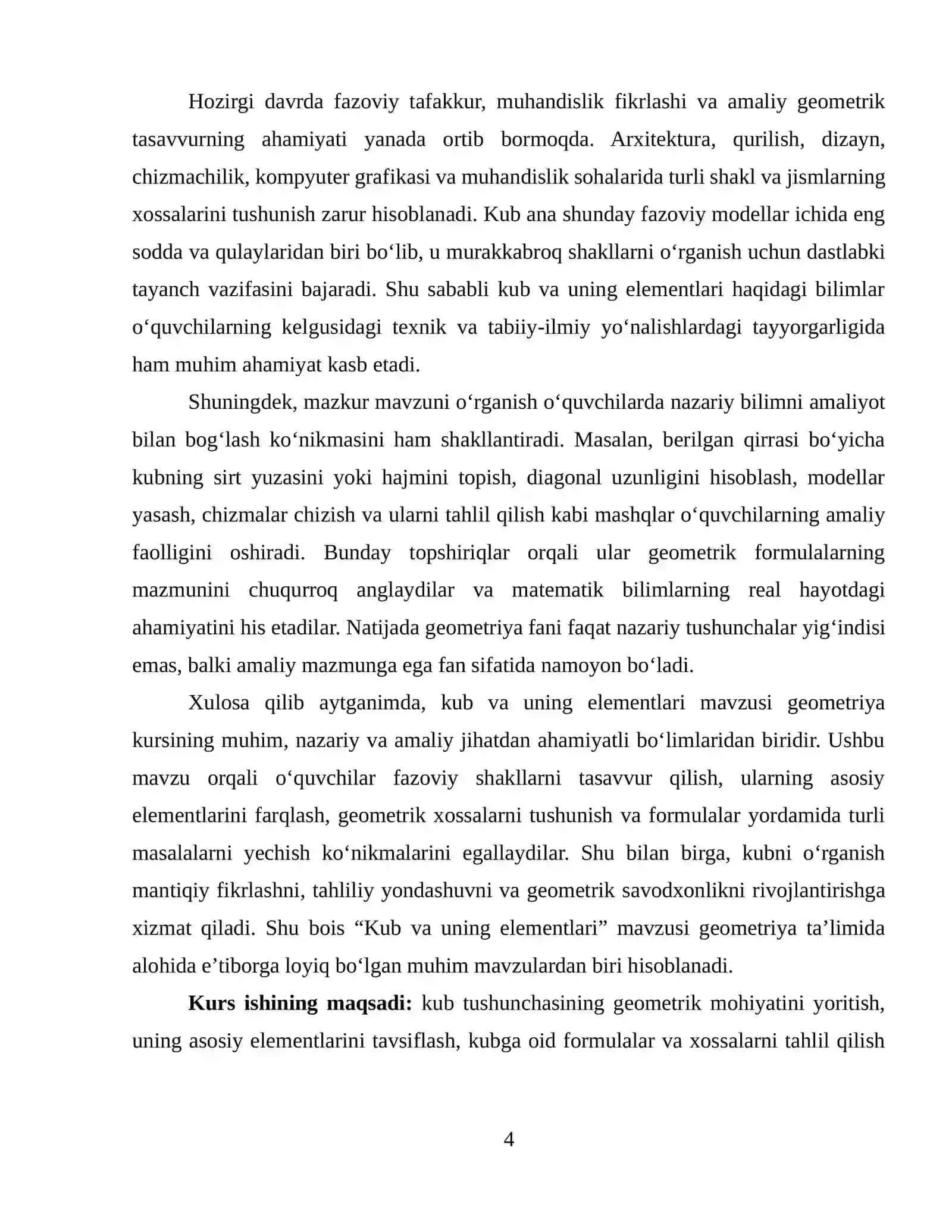 KUB VA UNUNG ELEMENTLARI 4