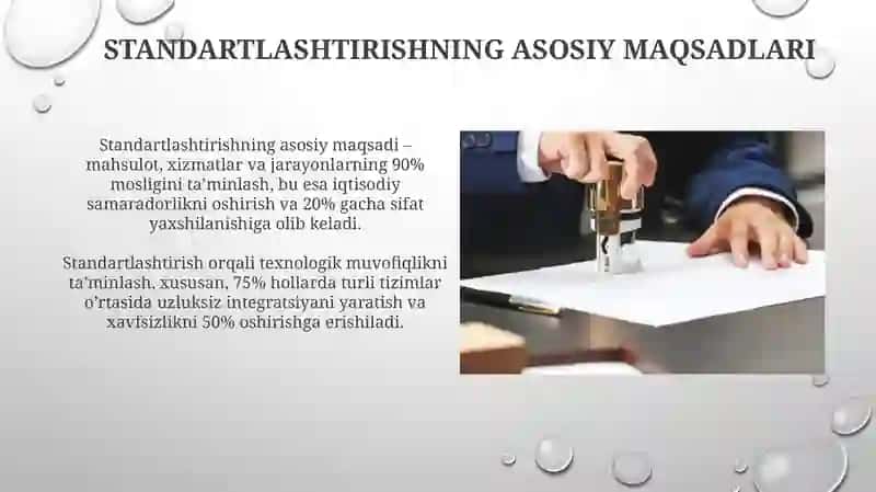 Standartlashtirish ta'rifi va mohiyati 4