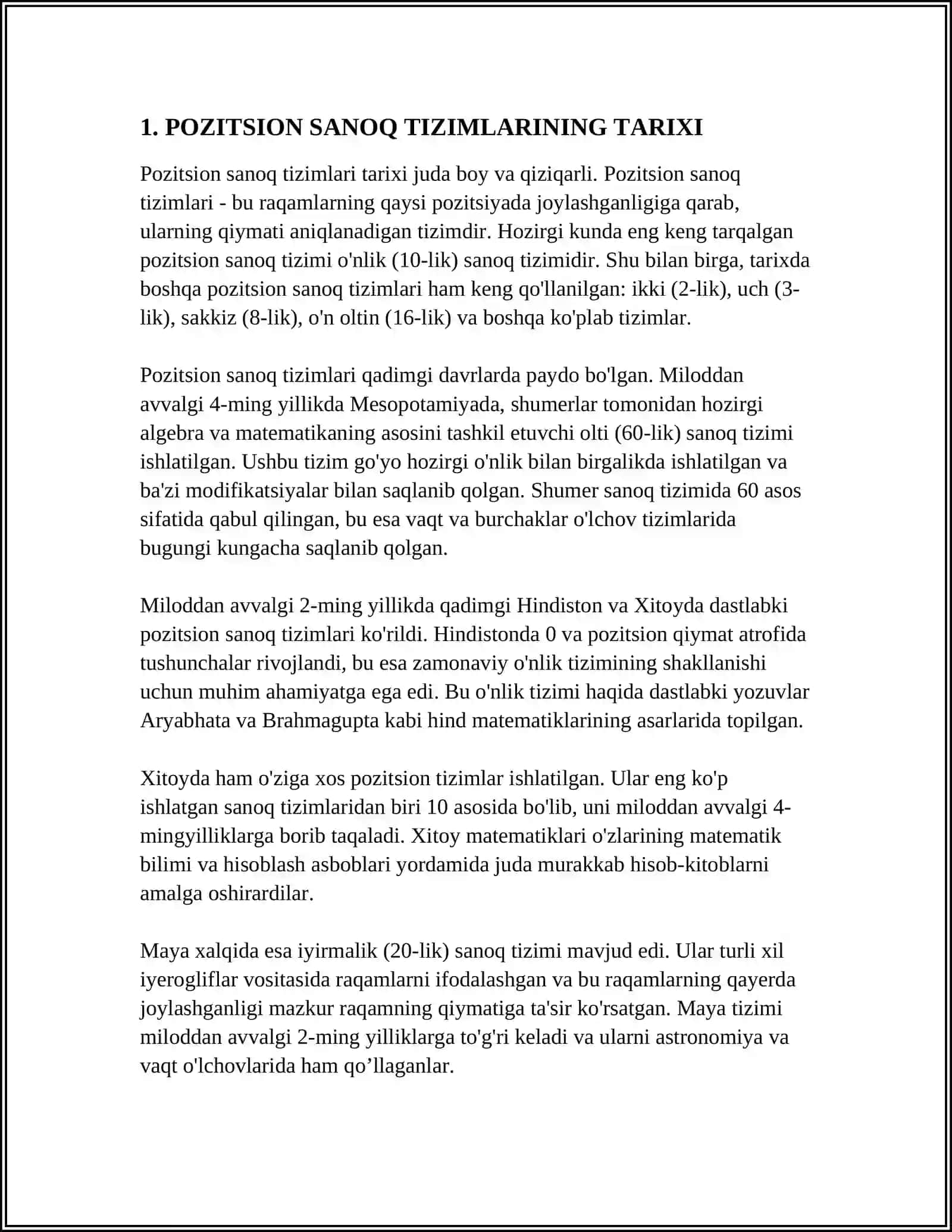 POZITSION VA NOPOZITSION SANOQ SISTEMALARI 4