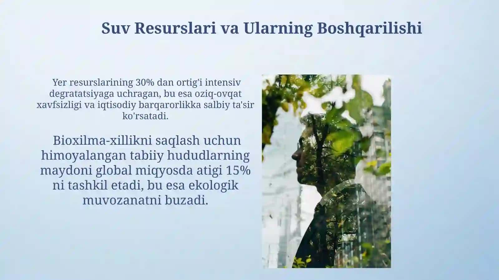 Inson Ekologiyasining Zamonaviy Holati 4