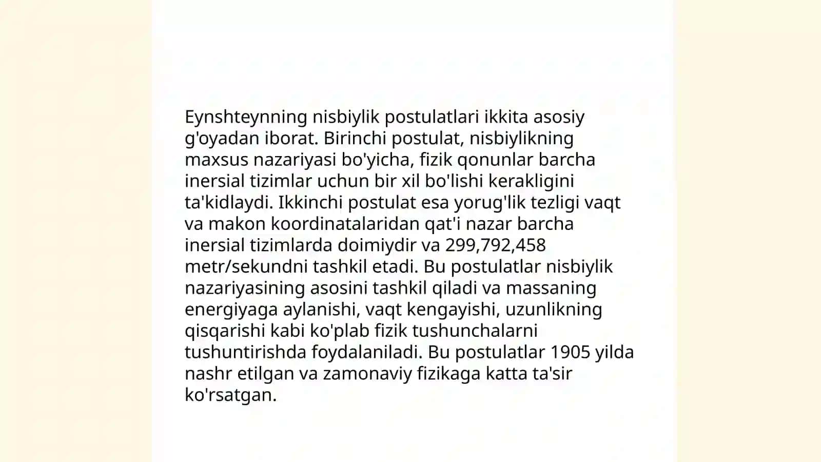 Maxsus nisbiylik nazariyasi 4