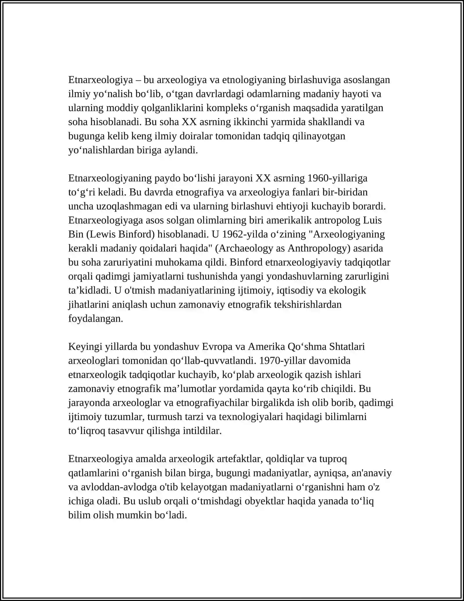 ETNOARXEOLOGIYANING SHAKLLANISH TARIXI 4