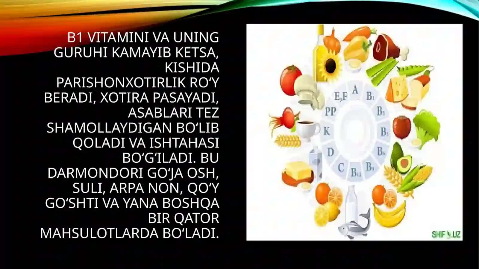 vitaminlar va ularning organizm uchun ahamiyati 4