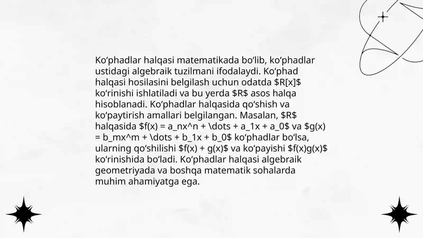 Koʻphadlar uzluksizligi 4