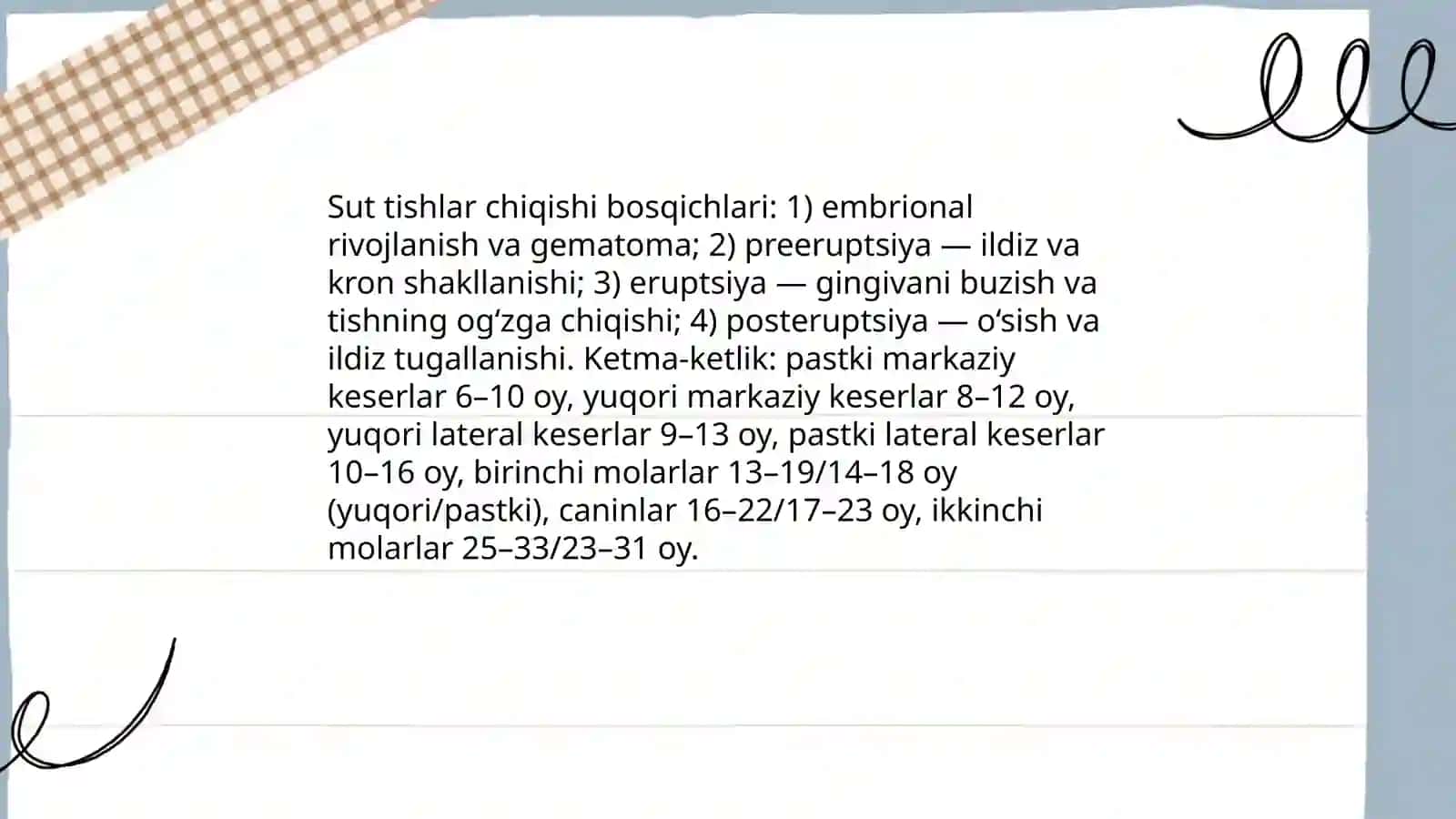 Tishlar tish qatirlari 4