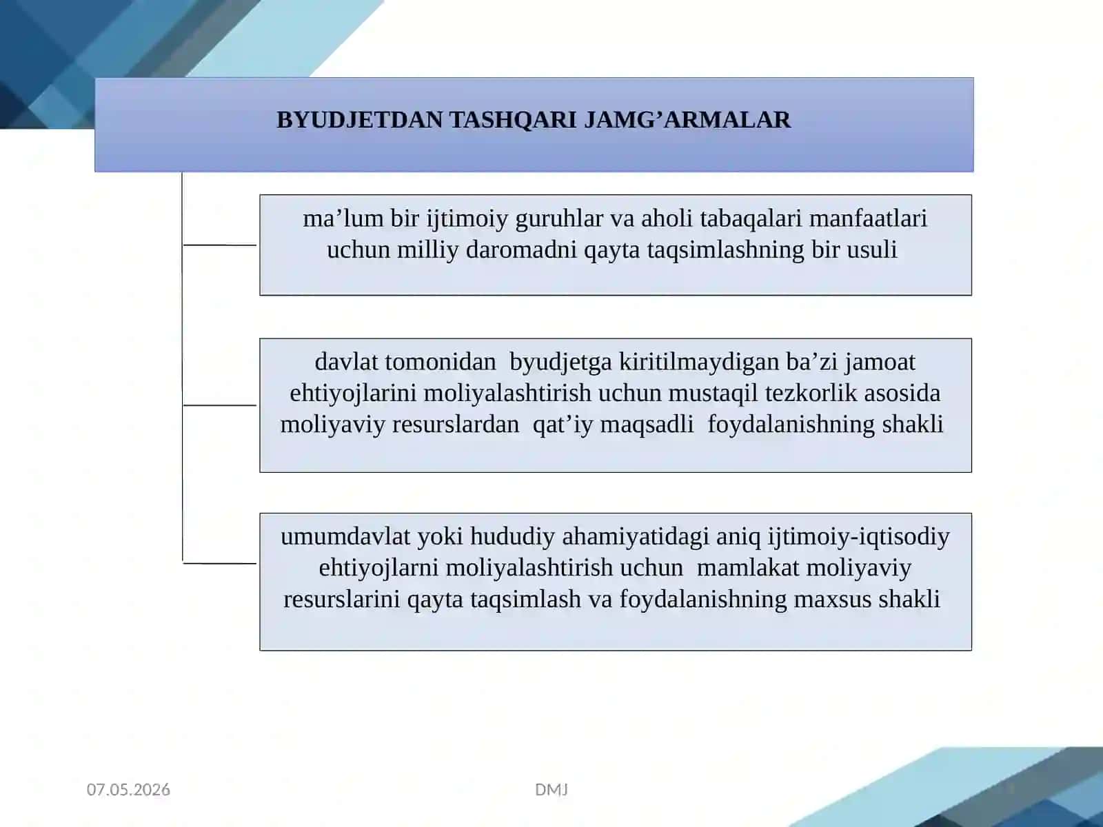 DAVLATNING MAQSADLI VA BYUDJETDAN TASHQARI JAMG’ARMALARI 4