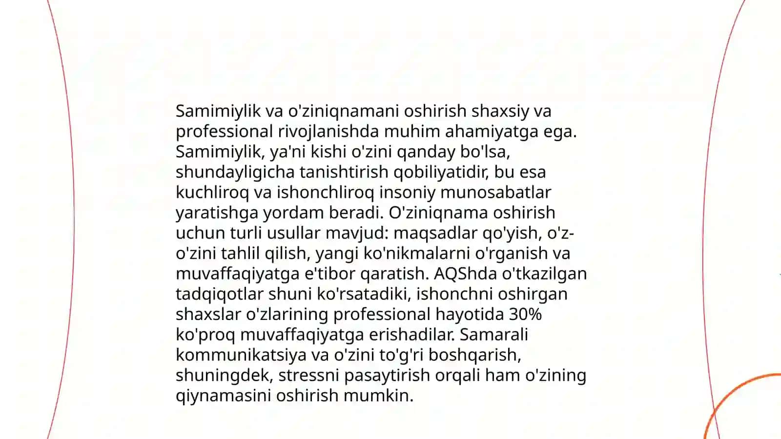 Muloqot ko'nikmalarini rivojlantirish 4