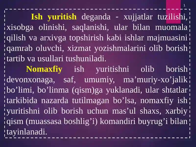 XIZMAT YOZISHMALARI 4