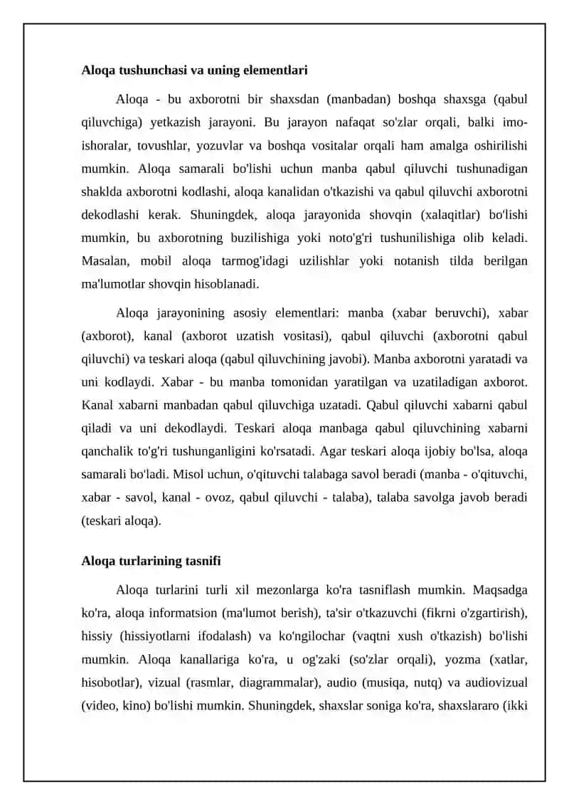 Muloqot haqida tushuncha 4