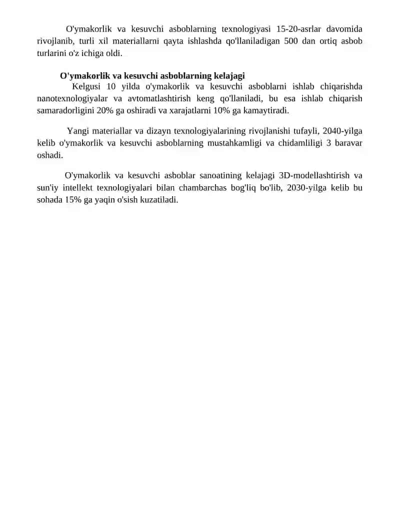 Rezba ochovchi kesuvchi asboblar 4