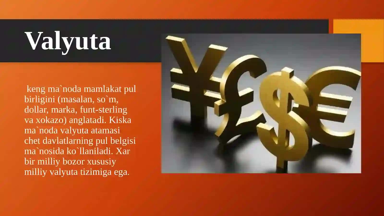 Valyuta kursi 4
