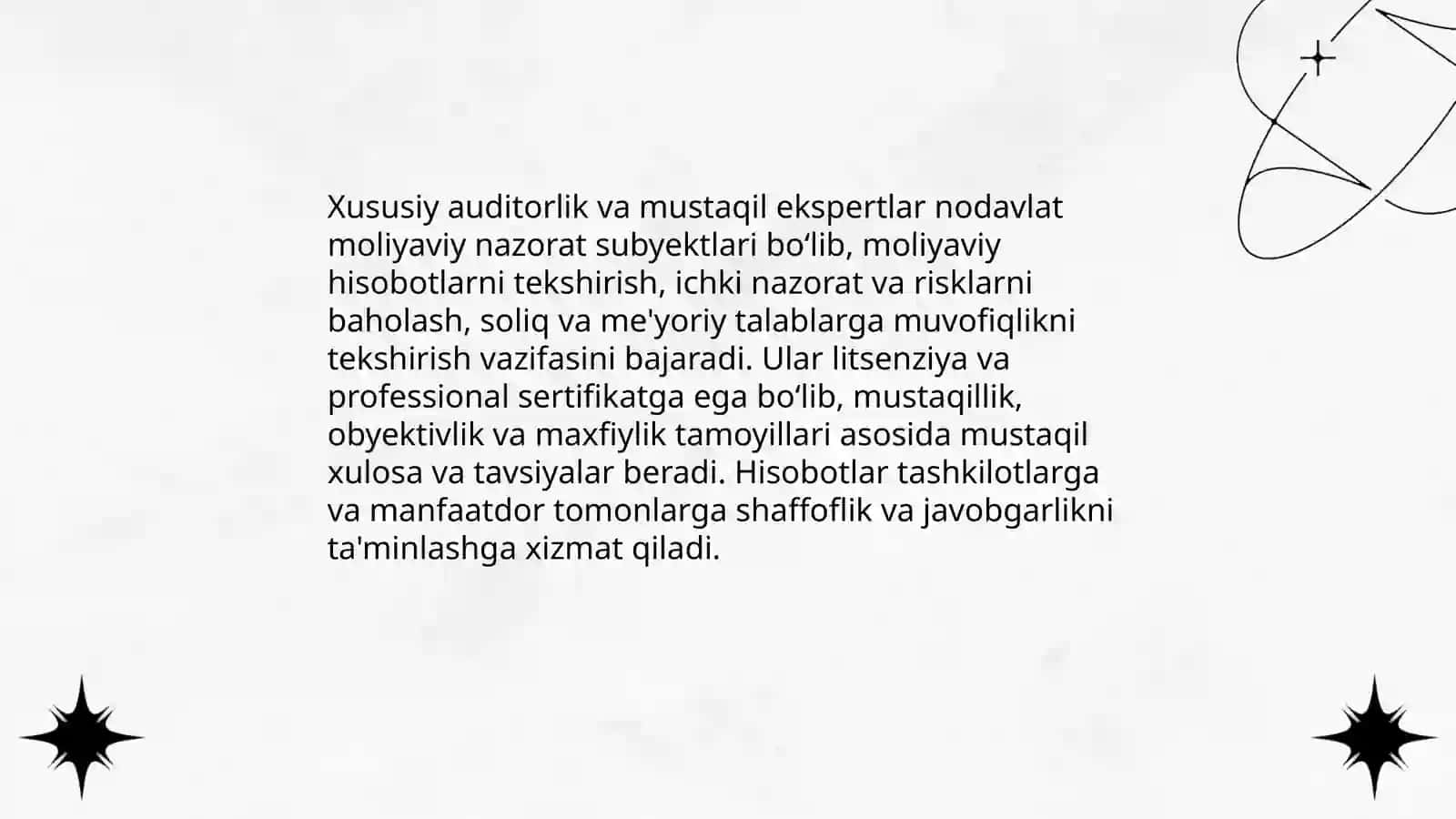 Nodavlat Moliyaviy Nazorat Turlarining Tarkibi 4