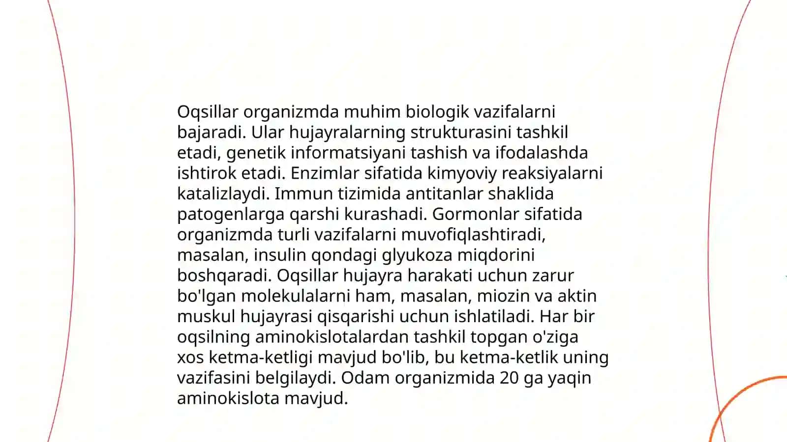 Oqsil va uning ko’rsatkichlari 4