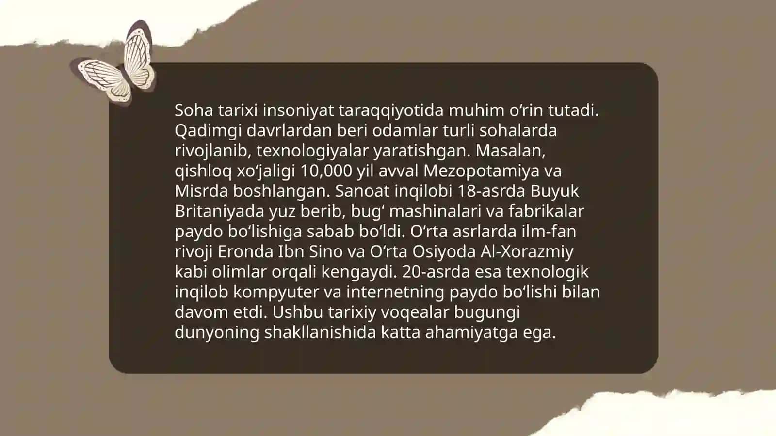 Soha rivojlanishining asosiy yo'nalishlari 4
