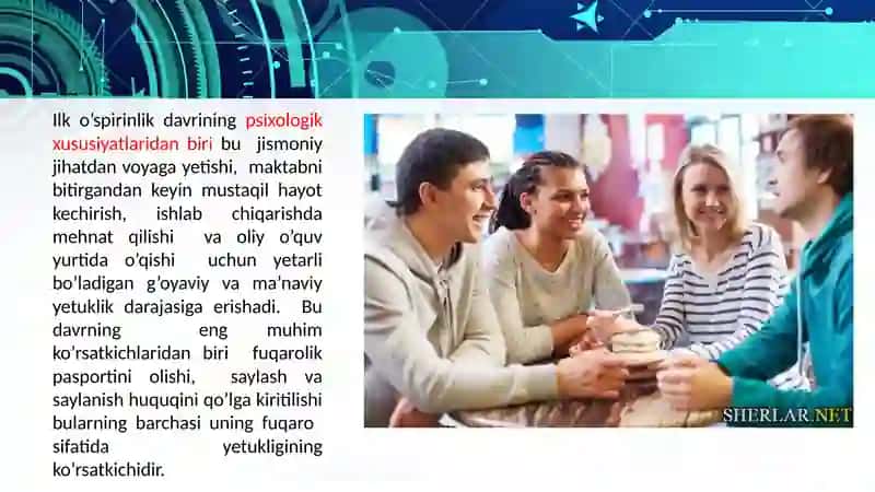 O’SPIRINLIK DAVRI 4