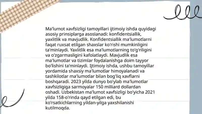 Ijtimoiy ishda sir saqlash prinspi 4