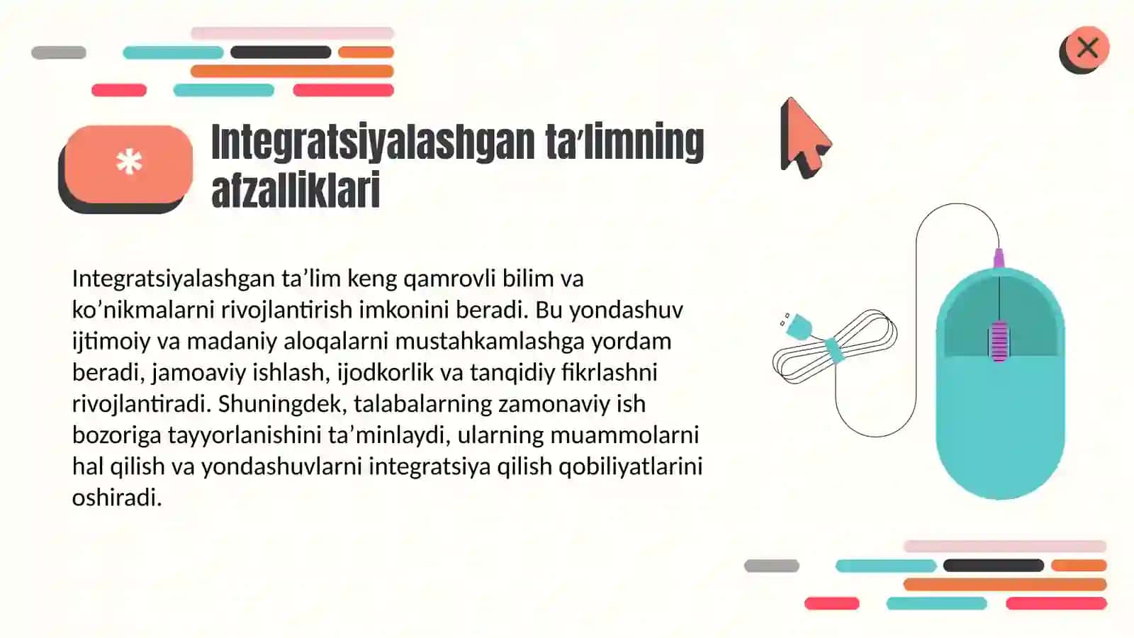Integratsiyalashgan taʼlimning xususiyatlari 4