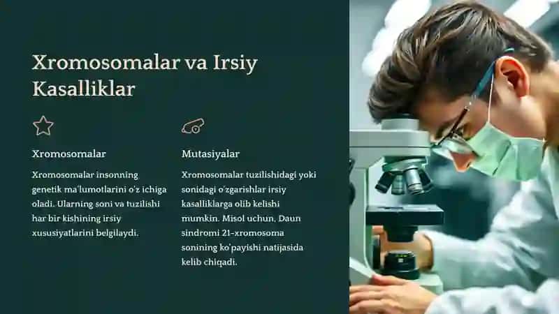 Tibbiy Genetika va Irsiy Kasalliklar 4