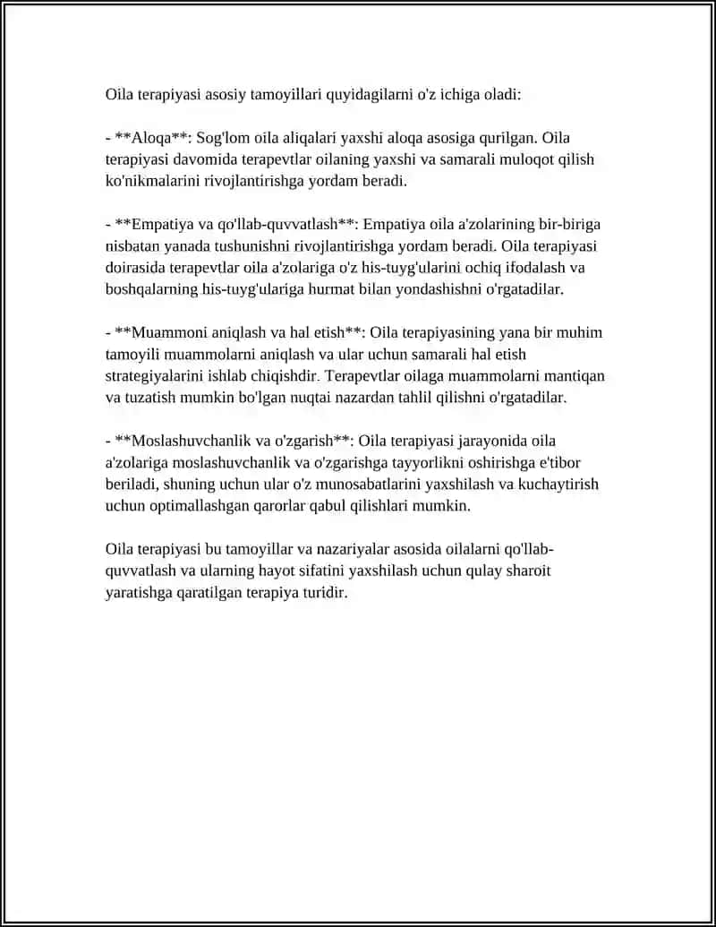 Oila Terapiyasi 4