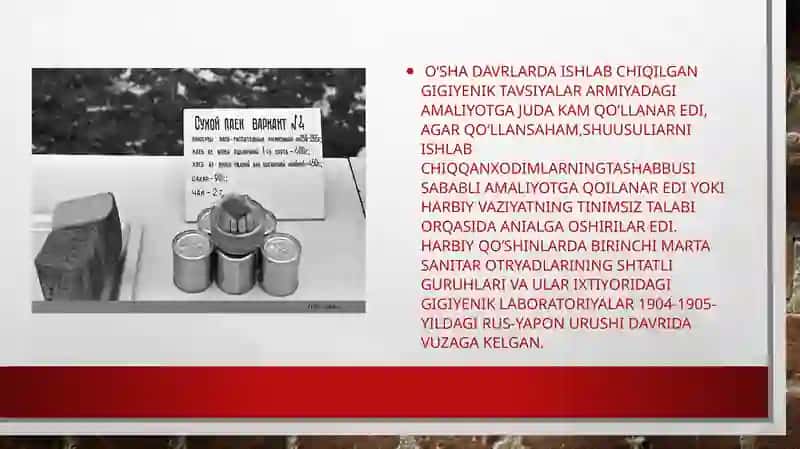 Xarbiy gigiyenaning rivojlanishi va shakllanishi 4