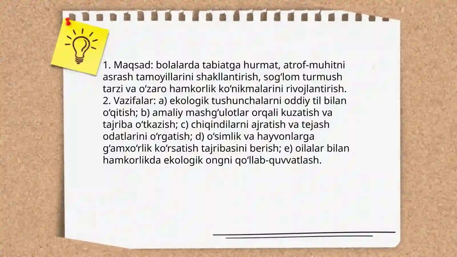 Ekologik tarbiya tashkili 4